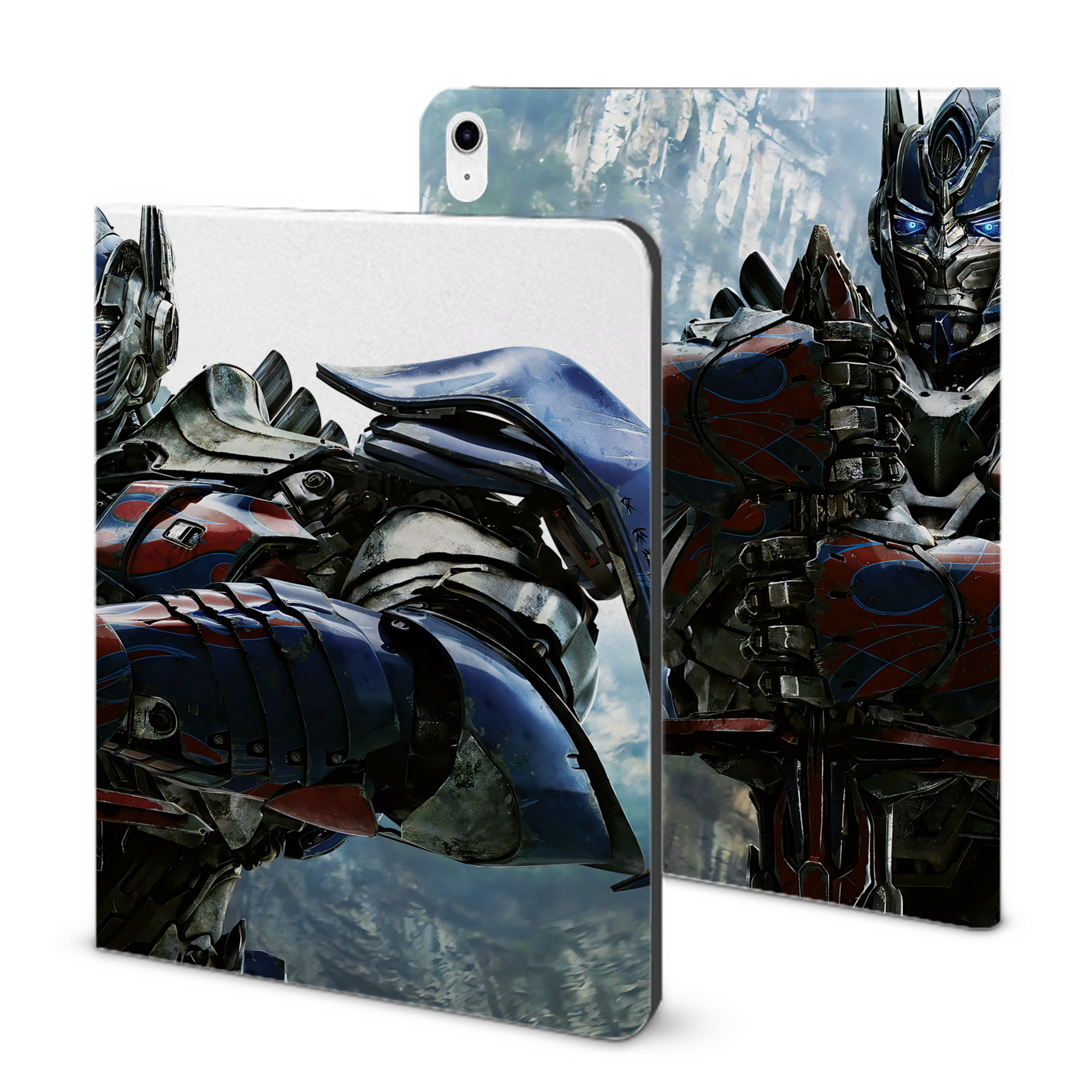 （画像用） Transformers トランスフォーマー IPad ケース ブック型 PUレザー TPU 耐衝撃 軽量 薄型 ペン収納なし 全面保護 IPad 各モデル対応